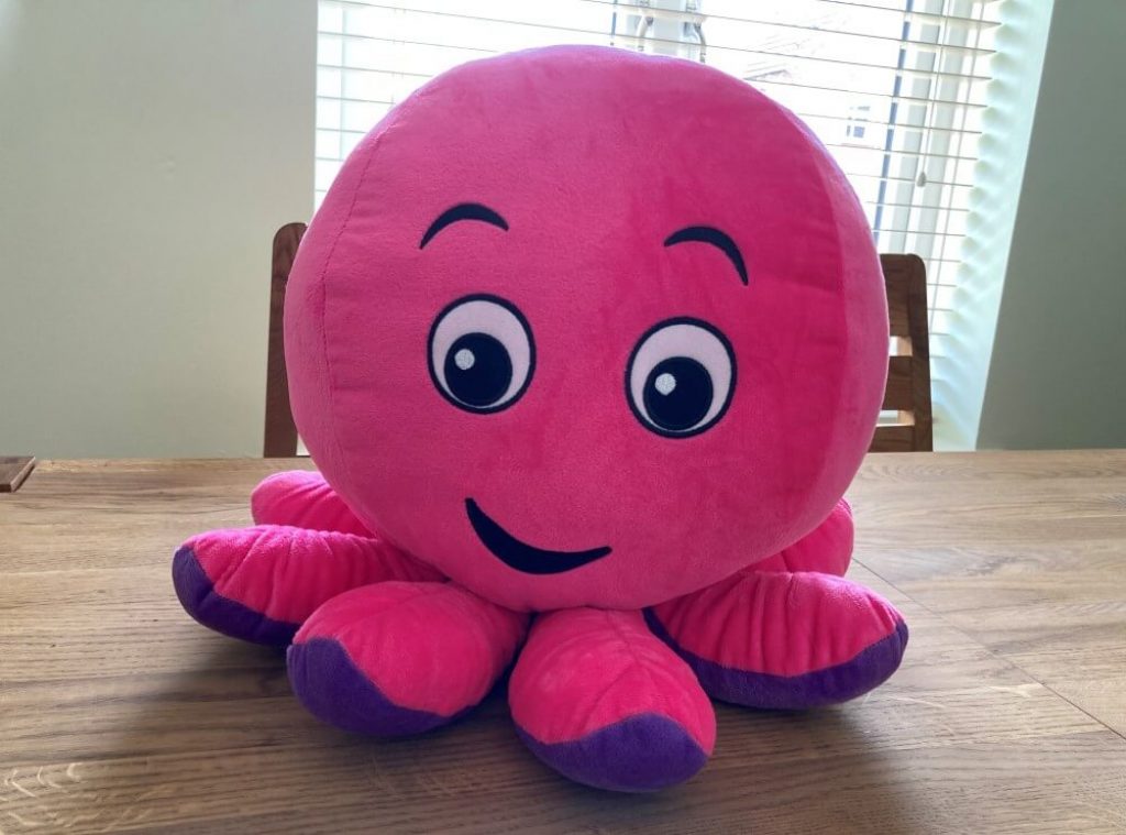 Octopus energy cuddly toy